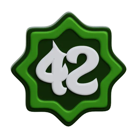 Arabic Number  3D Icon