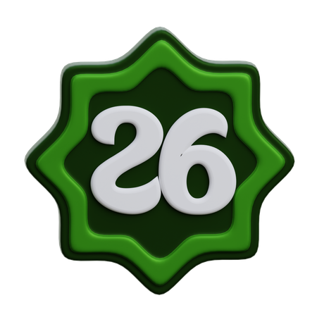 Arabic Number  3D Icon