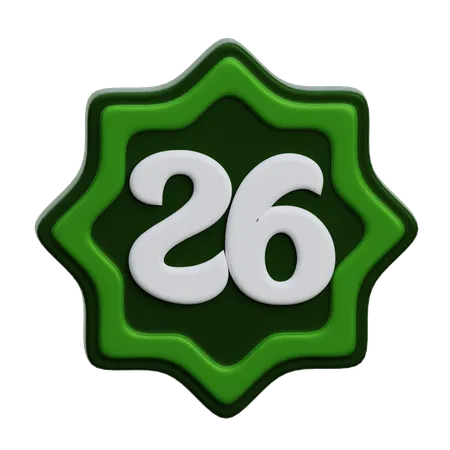 Arabic Number  3D Icon