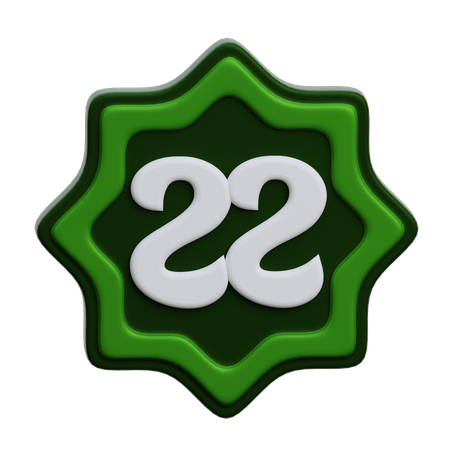 Arabic Number  3D Icon