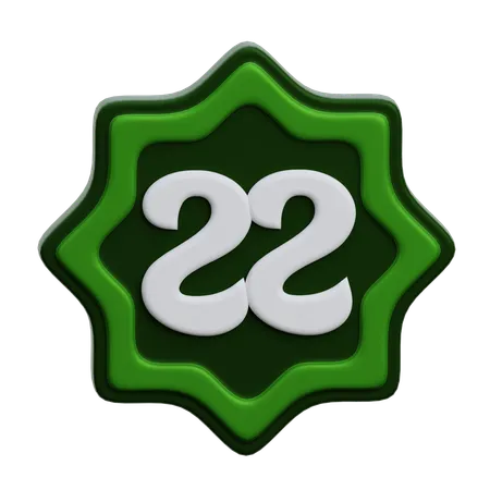 Arabic Number  3D Icon