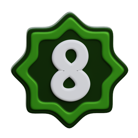 Arabic Number  3D Icon