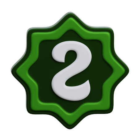 Arabic Number  3D Icon