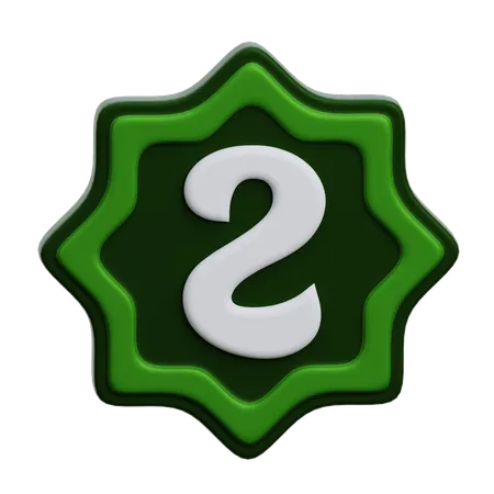 Arabic Number  3D Icon