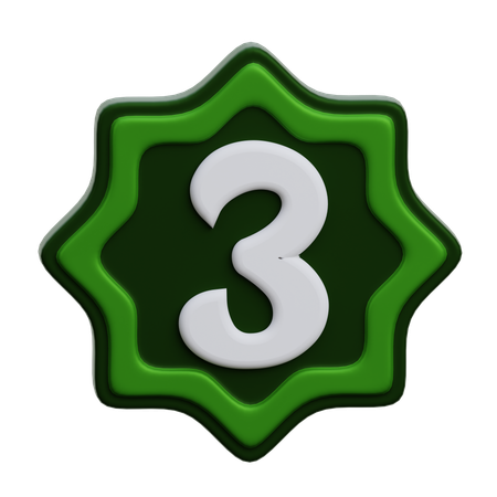 Arabic Number  3D Icon