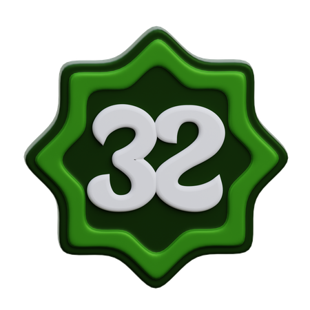 Arabic Number  3D Icon