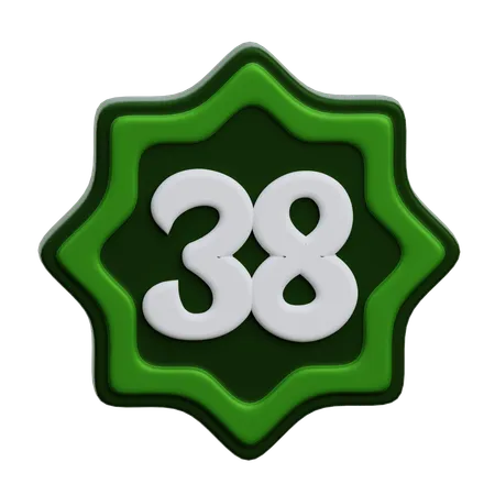 Arabic Number  3D Icon