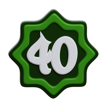 Arabic Number  3D Icon