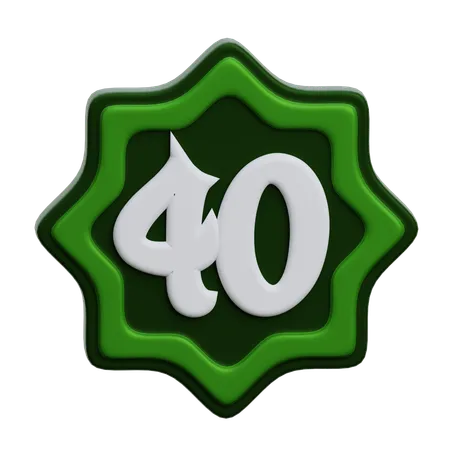 Arabic Number  3D Icon