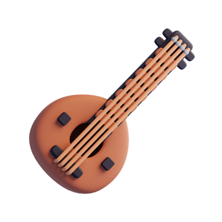 Arabic Oud Instrument  3D Icon