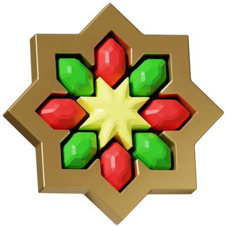 Arabic Pattern  3D Icon