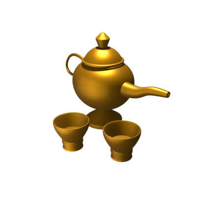 Arabic Teapot  3D Icon