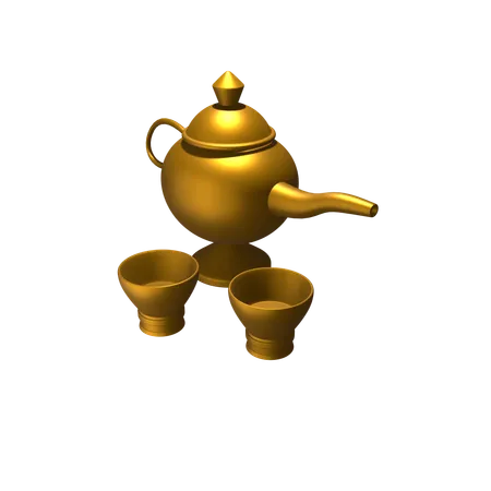 Arabic Teapot  3D Icon