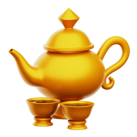 Arabic Teapot  3D Icon