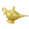arabic teapot 3d logo