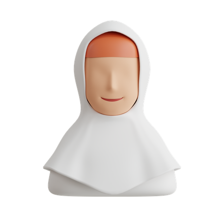 Arabic Woman  3D Icon