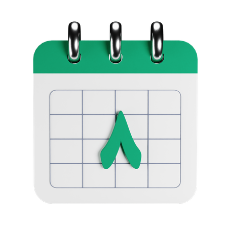 Arabischer Kalender  3D Icon