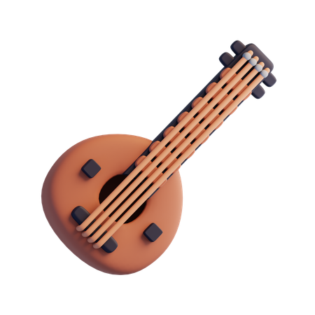 Arabisches Oud-Instrument  3D Icon