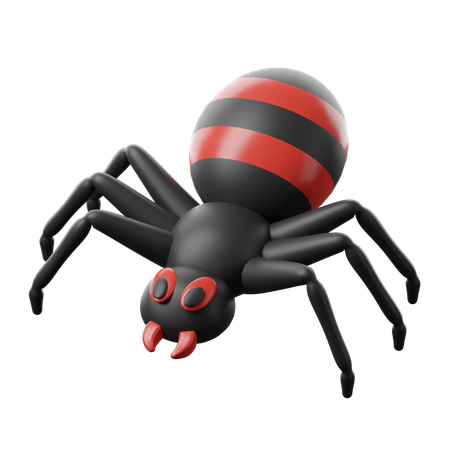 Araña  3D Icon