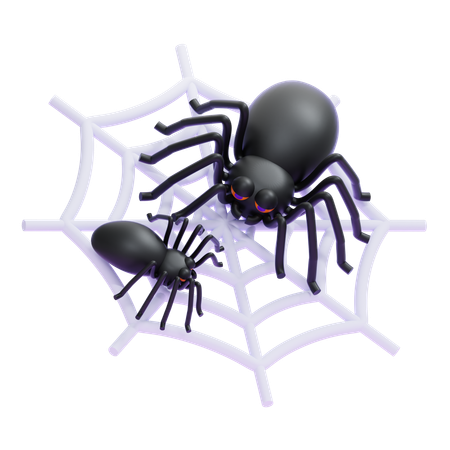 Araña  3D Icon