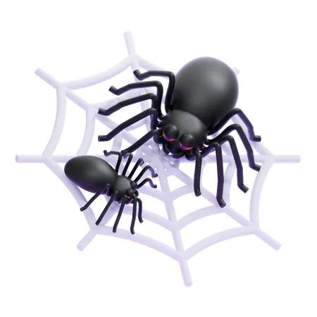 Araña  3D Icon