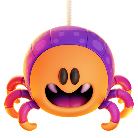 Araña  3D Icon