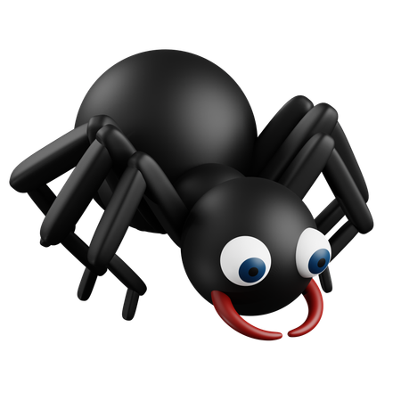 Araña  3D Icon