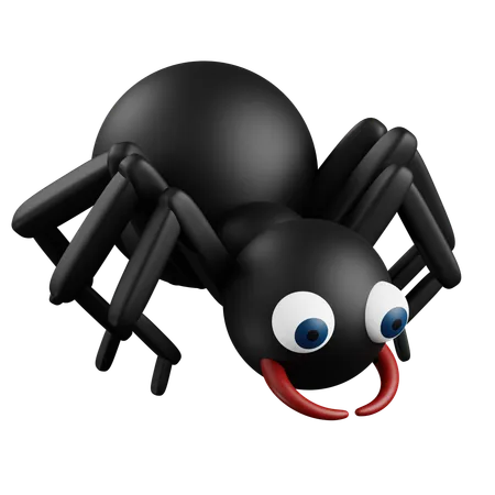 Araña  3D Icon