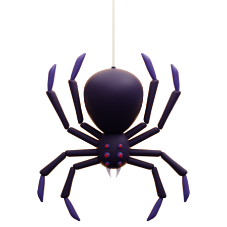 Araña  3D Icon