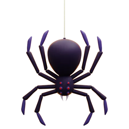 Araña  3D Icon