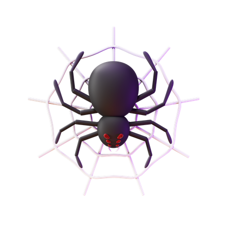 Araña  3D Icon