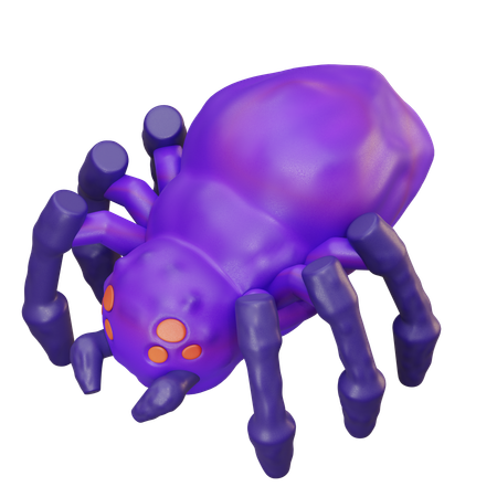 Araña  3D Icon