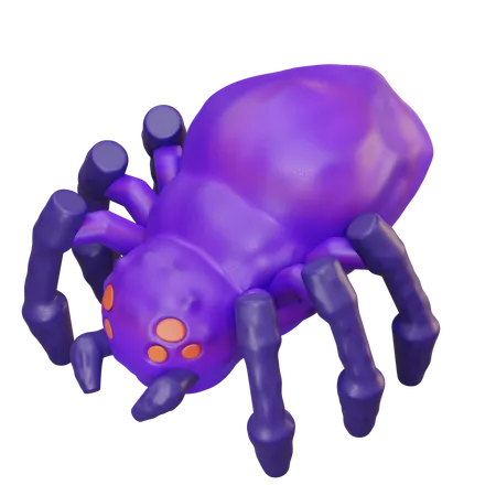 Araña  3D Icon