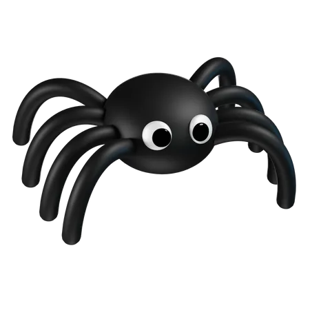 Araña  3D Icon