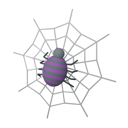 Araña  3D Icon