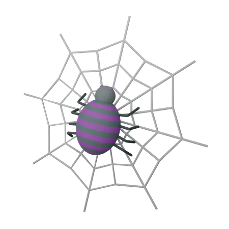 Araña  3D Icon