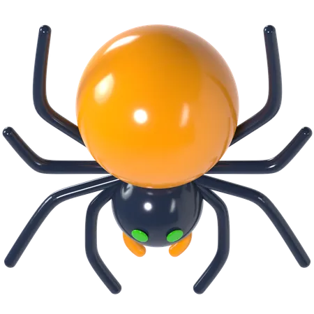 Araña  3D Icon