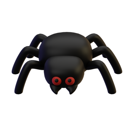 Araña  3D Icon