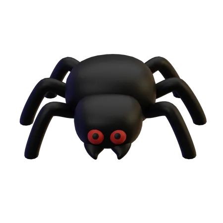 Araña  3D Icon