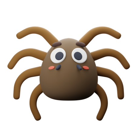 Araña  3D Icon