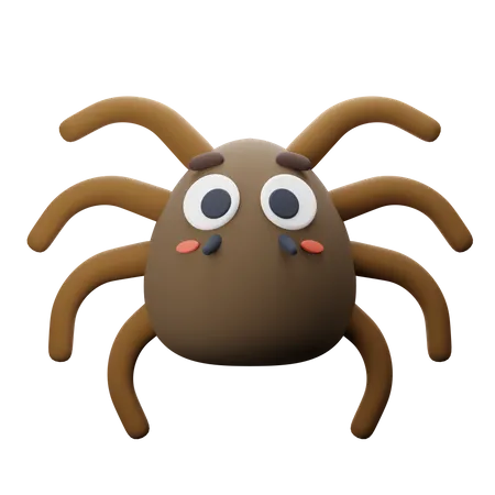 Araña  3D Icon