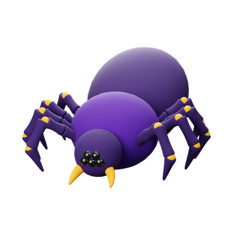 Araña  3D Icon