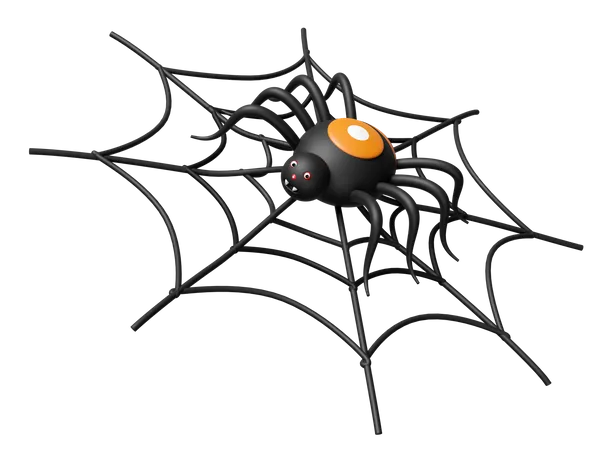 Araña  3D Icon