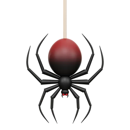 Araña  3D Icon