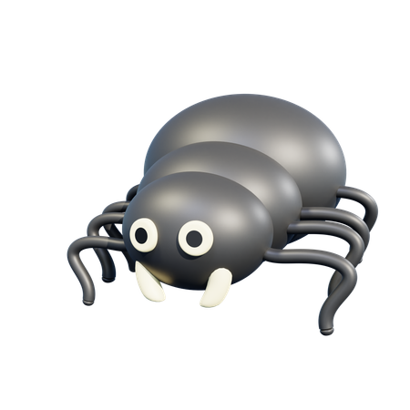 Araña aterradora  3D Icon