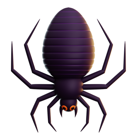 Araña de halloween  3D Icon