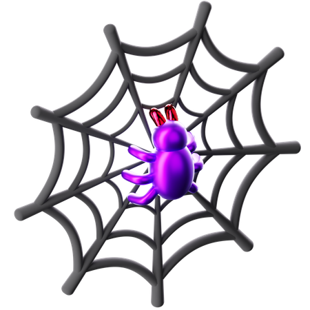 Araña de halloween  3D Icon