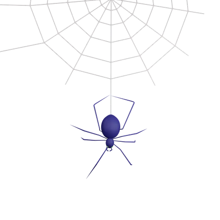 Araña de halloween  3D Icon