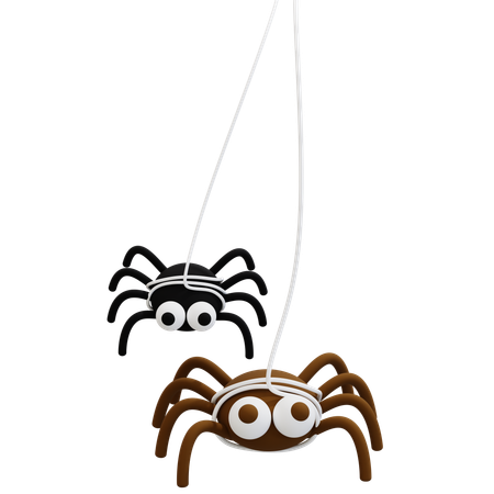 Araña espeluznante de Halloween  3D Icon