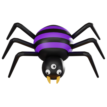 Araña malvada  3D Icon